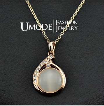 Olho de Gato 18K Rose Banhado a ouro Pedra Opala